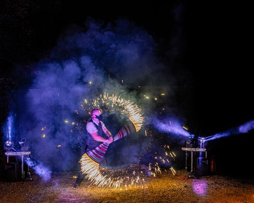 Feuershow Classic Fire mit Funkenfinale